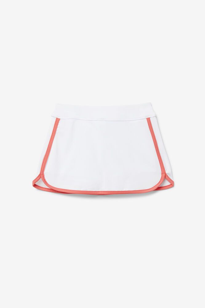 Fila Girls' Core Tennis White Skirts Kids - NZ 34256-CROW